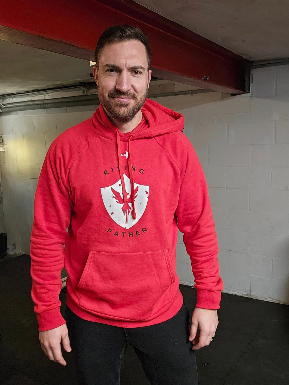 Red Under Armour RF Hoodie